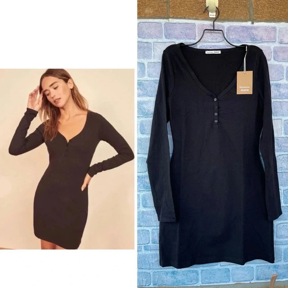 Reformation Axel Dress in black size small - Picture 1 of 11